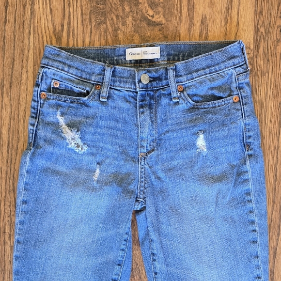 Gap 1969 True Skinny Jeans VGUC - Women's Size 25 - Picture 4 of 13